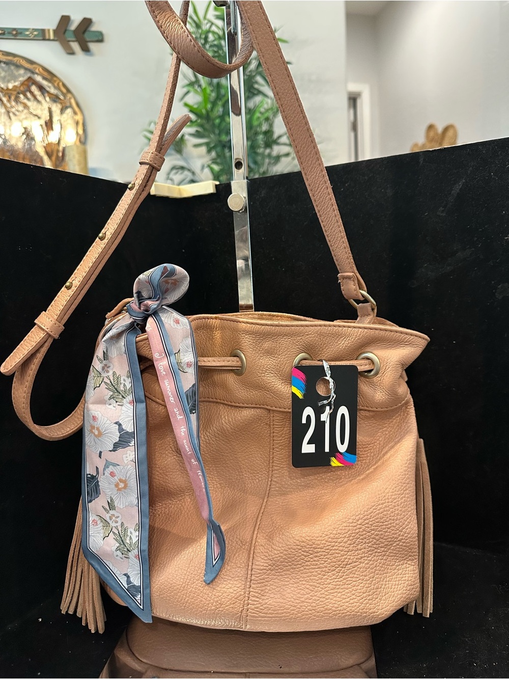 Coach #210 and Four Blush Pink Drawstring Bucket Bag